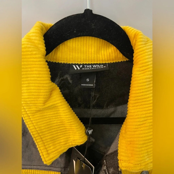 NWT The Wild Collective Official NFL Steeler's Tie Dye Denim Jacket - Picture 10 of 11